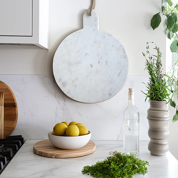 Marble Cutting Board with Hanger
