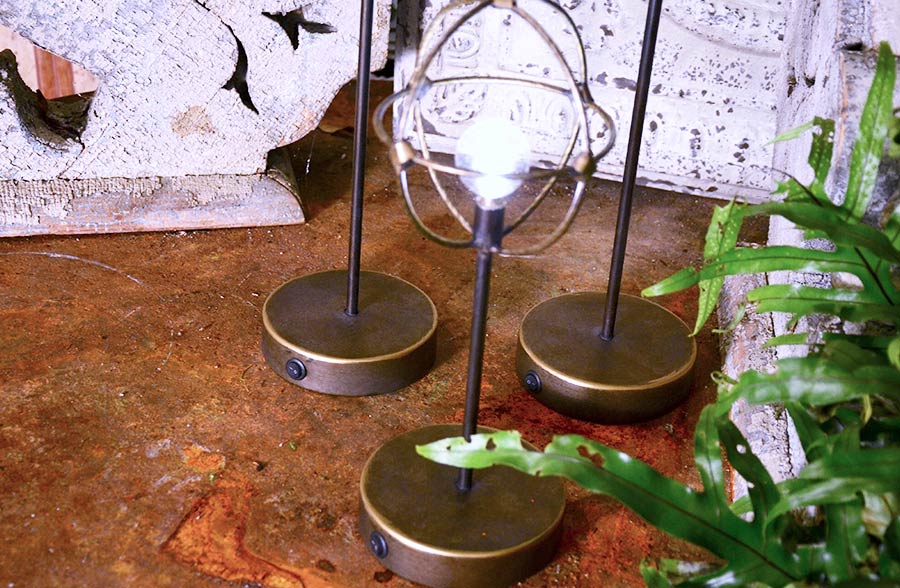 Standing Orb Lamp, Pick Your Size