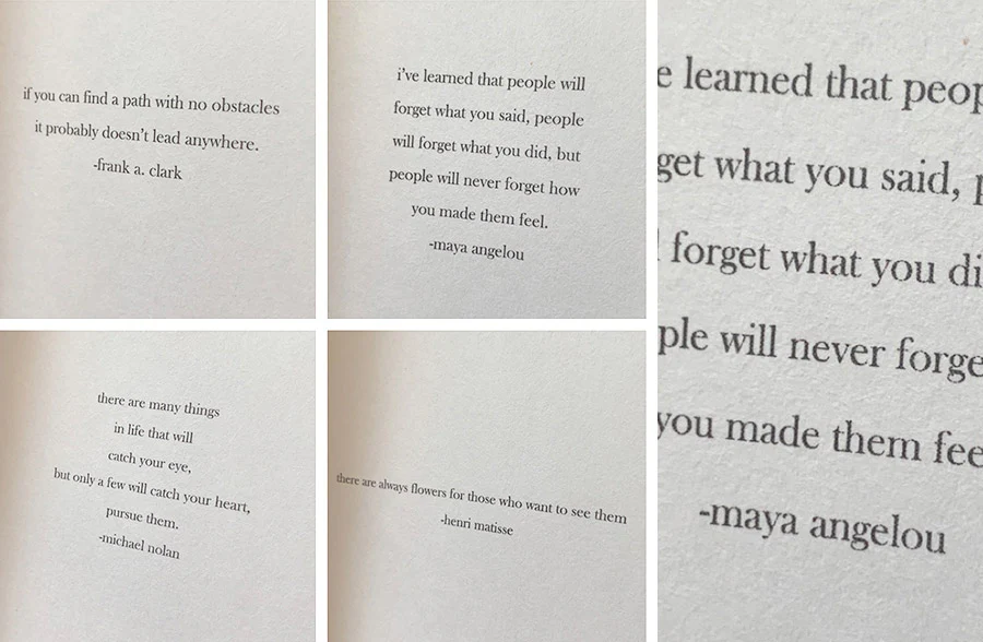 Handstamped This is Us Books