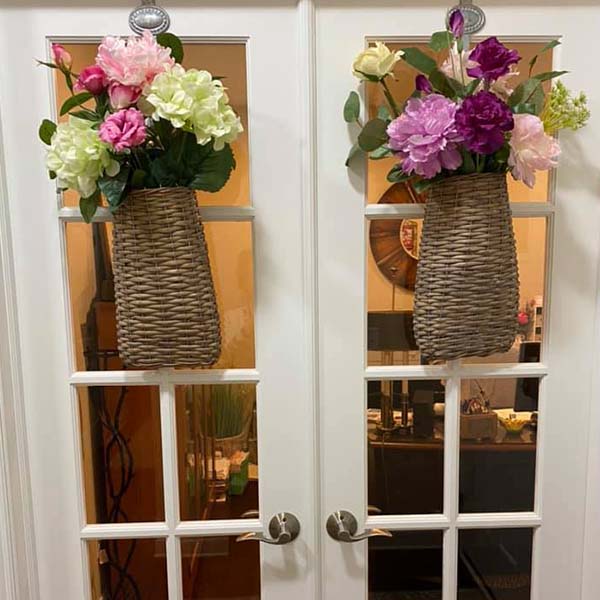 Oblong Hanging Willow Basket, Pick Your Size