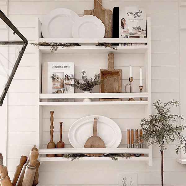 Authentic Handcrafted Wooden Dough Bowls with Handles, Set of 2