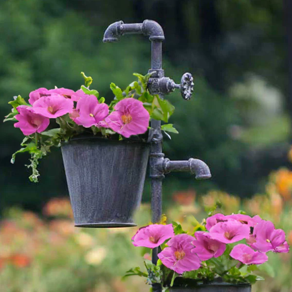 Vintage Pails and Spigots Garden Stakes, Pick Your Style