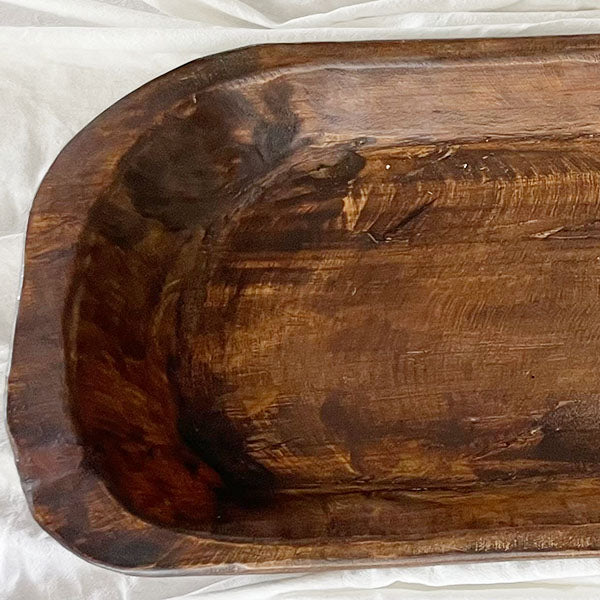 Extra Long 40 Inch Dough Bowl Platter