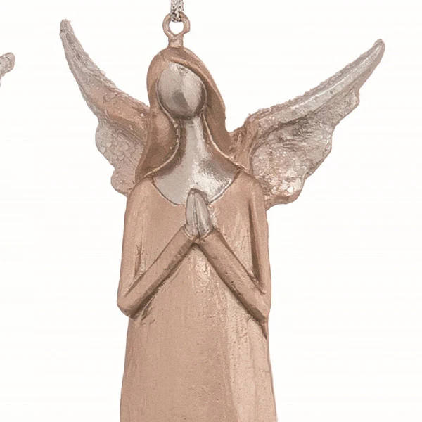 Metallic Angel Ornaments, Set of 3