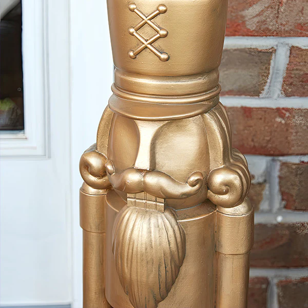 30 Inch Gilded Nutcracker Statue