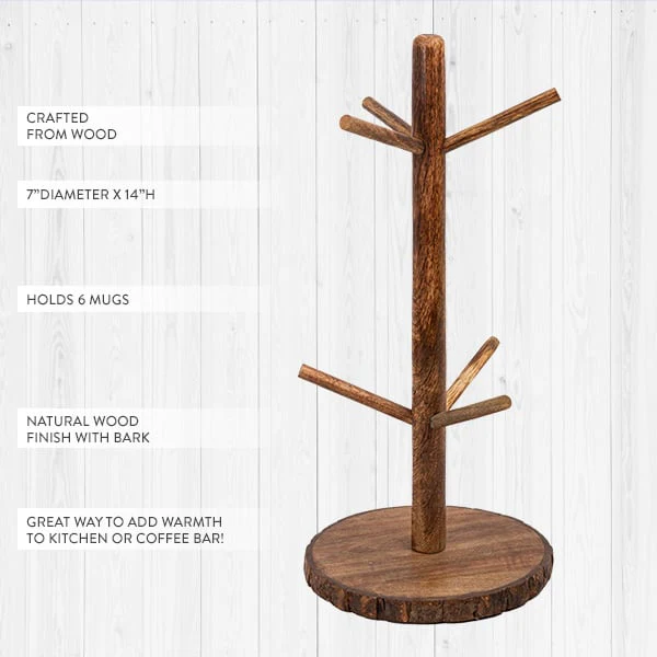 Live Edge Mug Tree