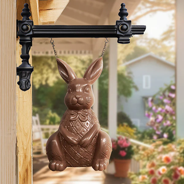 3D Chocolate Bunny Sign With New Bracket Option | Our