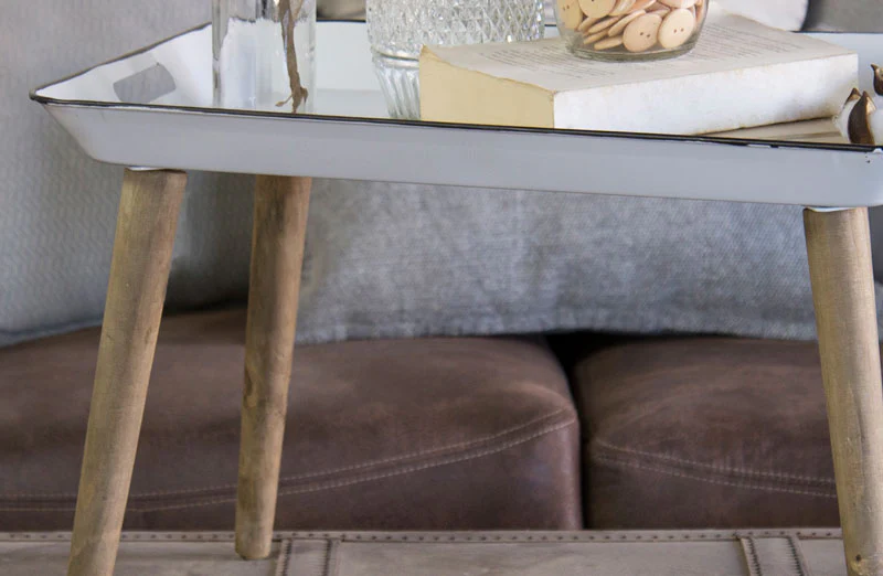 Breakfast In Bed Enamel Tray