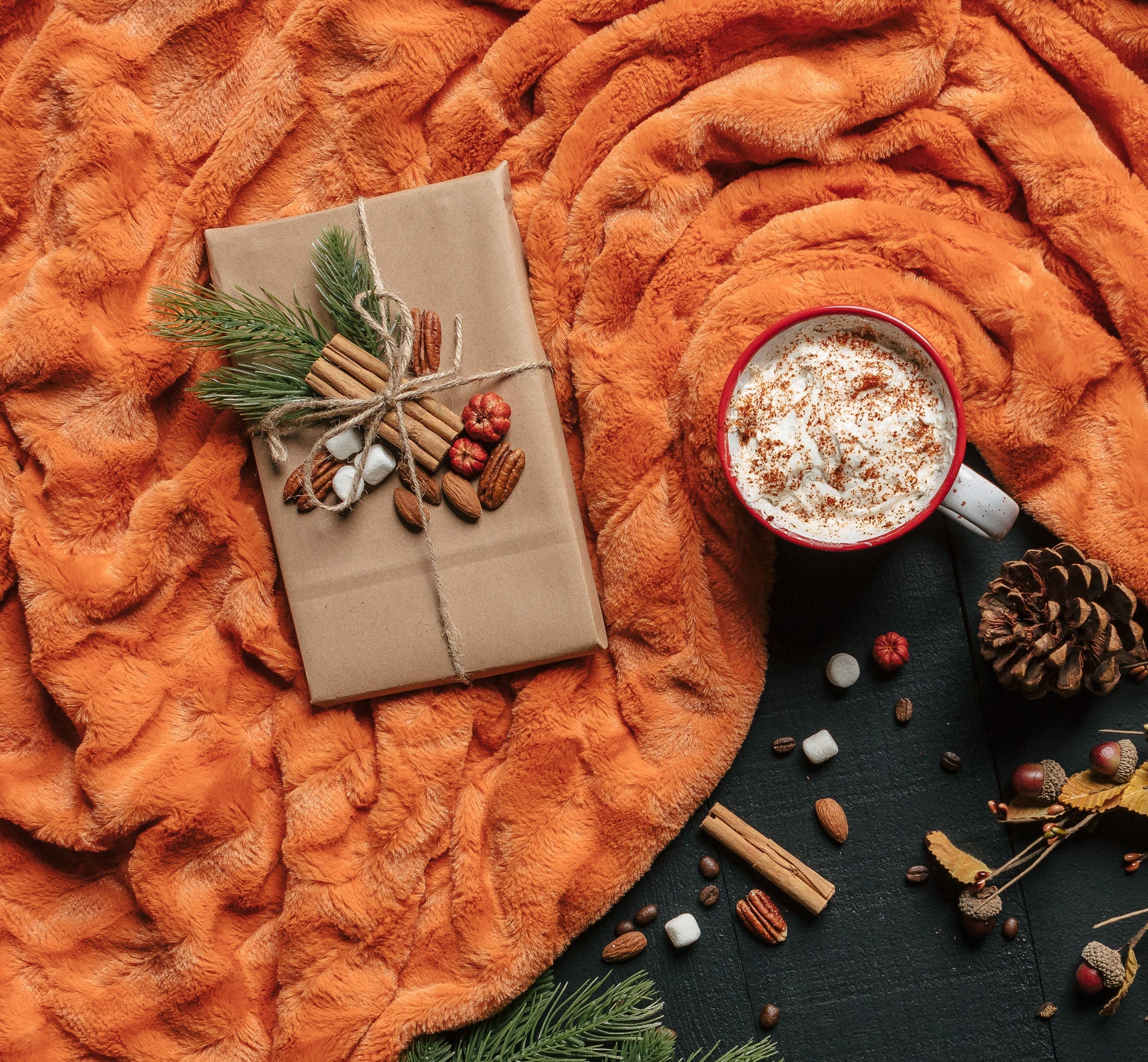 Deco Faux Fur Throw Blanket