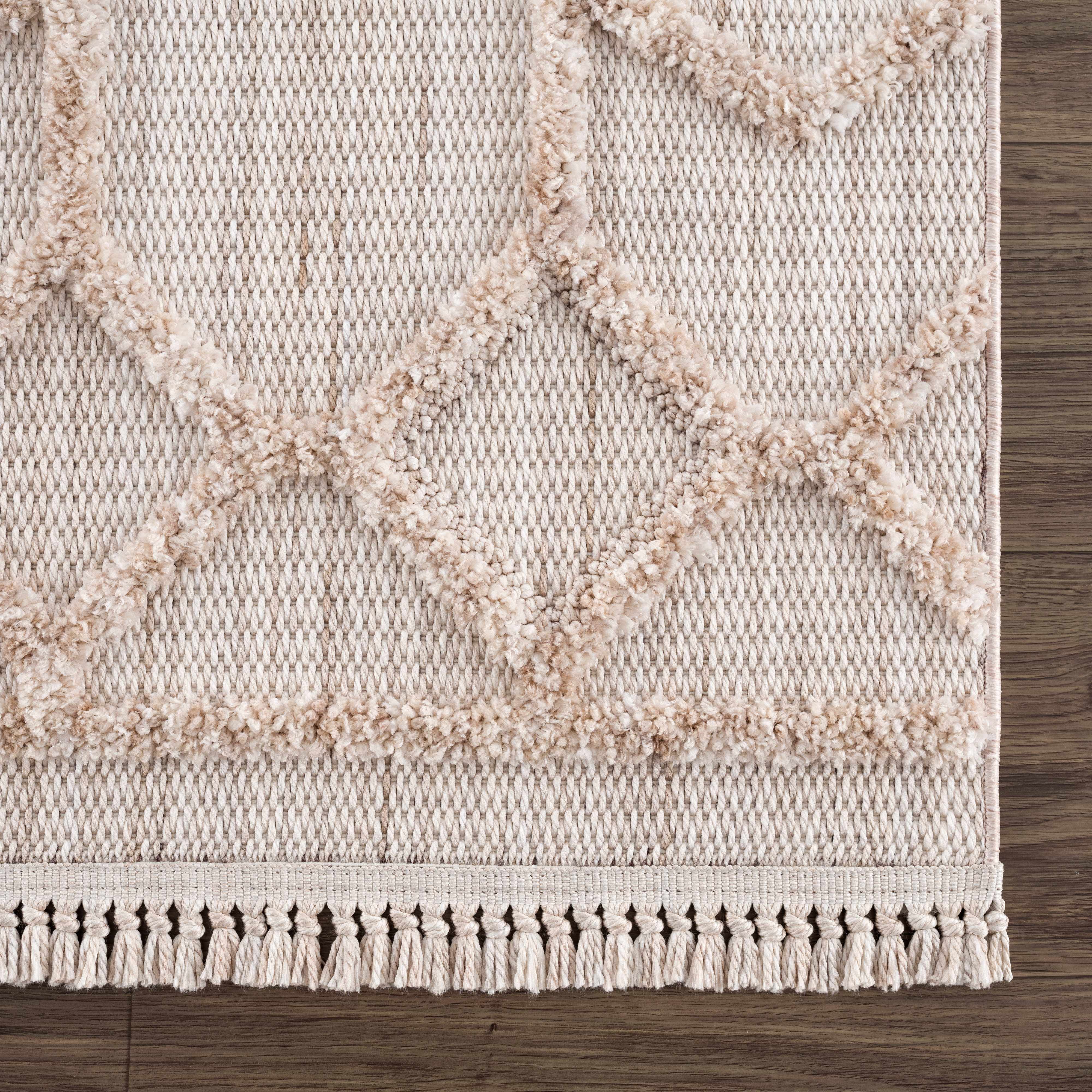 Modern Moroccan Trellis Area Rug