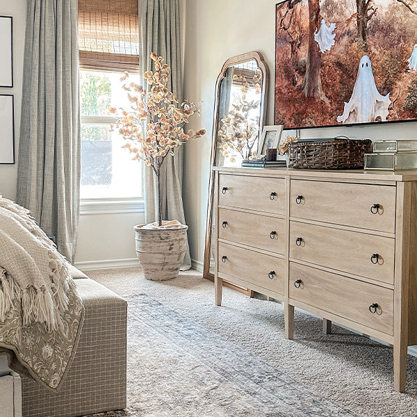 Tall Fall Lifelike Potted Tree