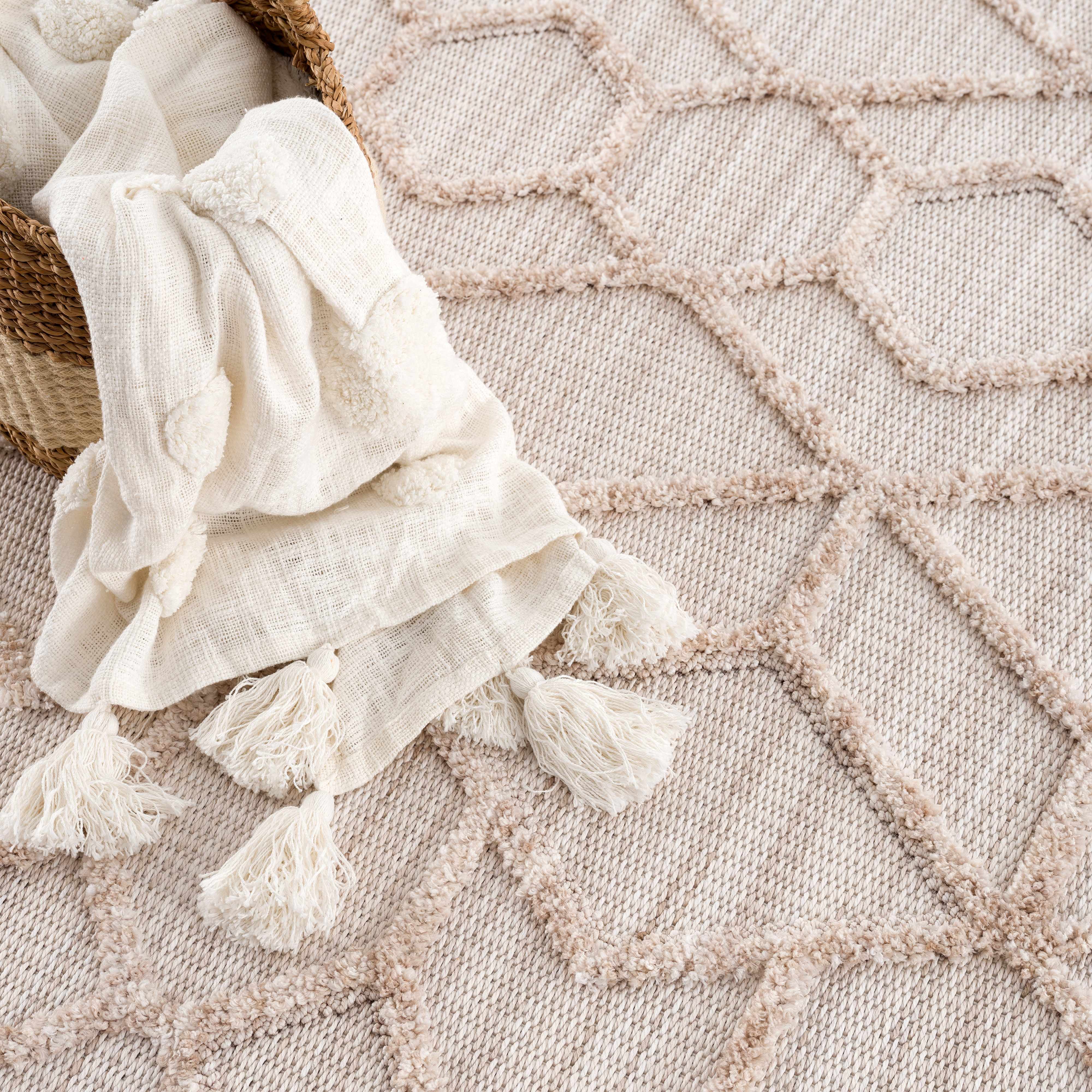 Modern Moroccan Trellis Area Rug