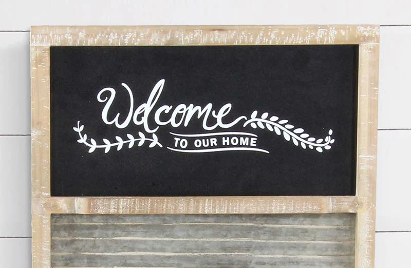 Welcome To Our Home Wall Organizer