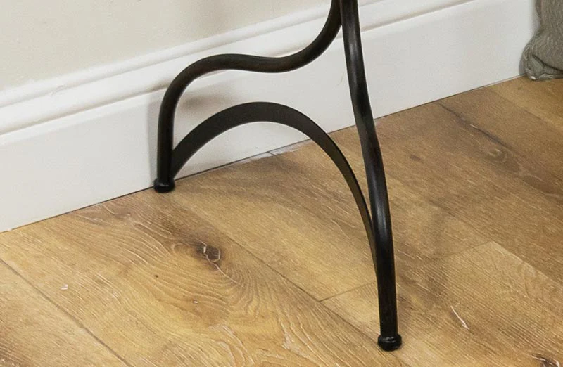 Scalloped Edge Console Table