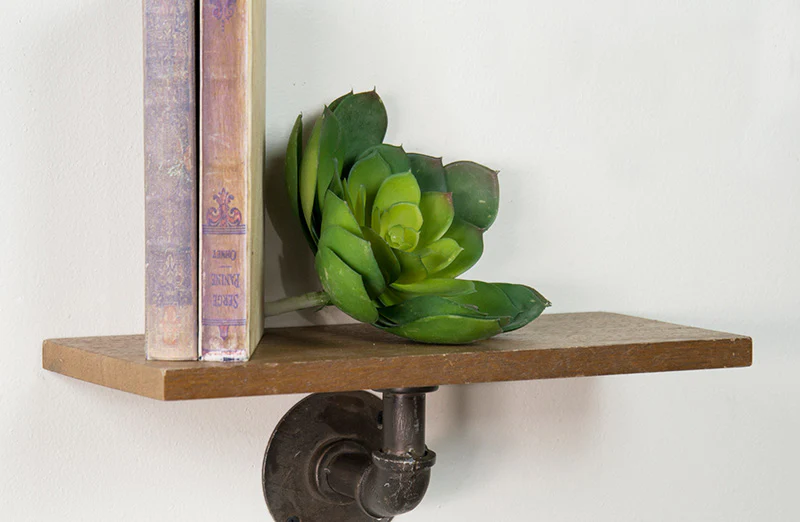 Industrial Pipe Shelf