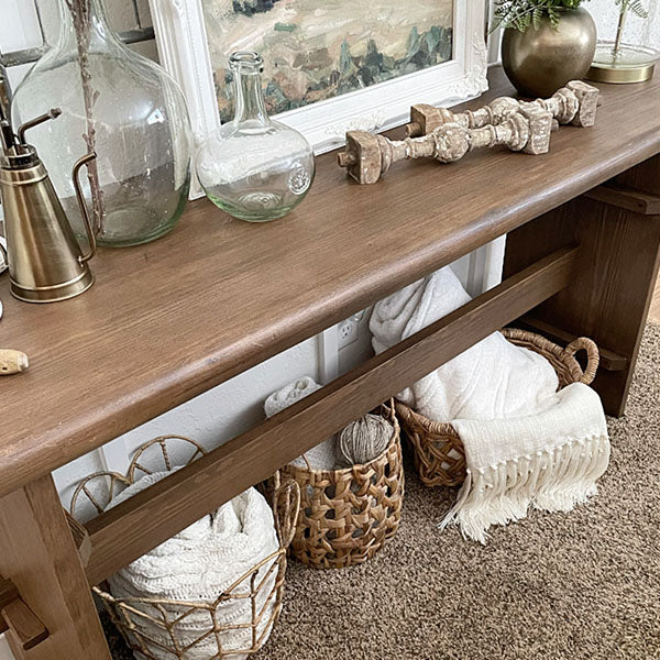 Wood Console Table | 66 Inch
