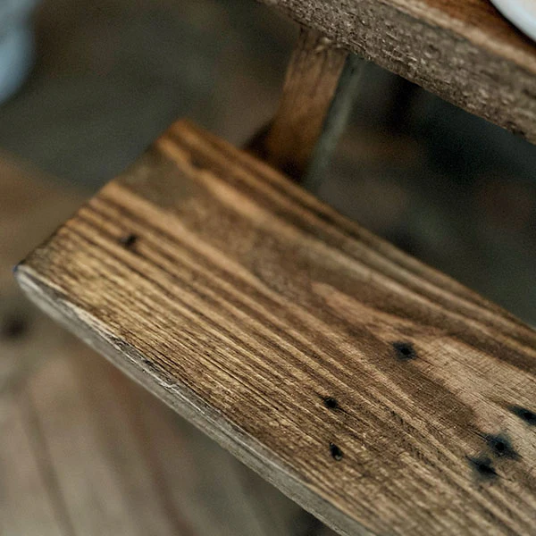 Reclaimed Wood Picnic Table Riser