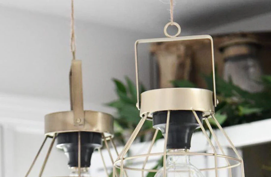 Industrial Caged LED Wire Light, Pick Your Size