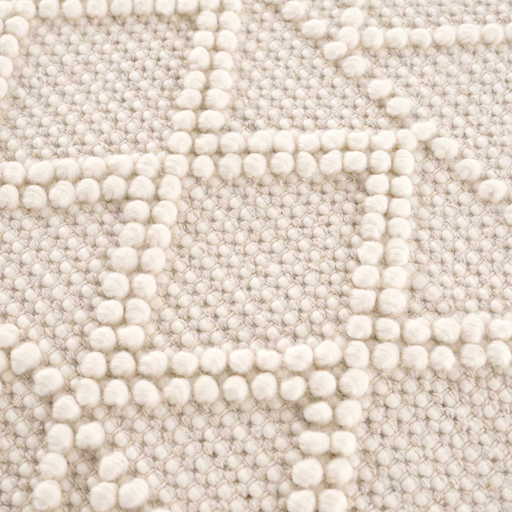 Traditional Beige Trellis Wool Rug