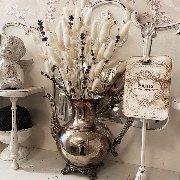 Bunny Tail and Lavender Dried Bouquet