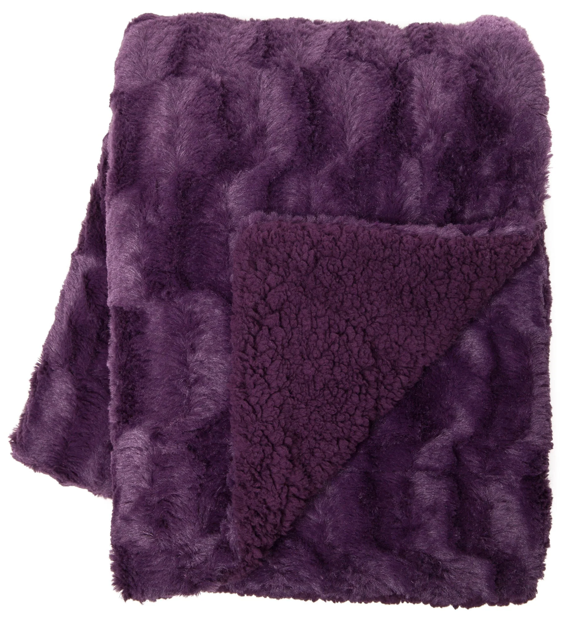 Deco Faux Fur Throw Blanket