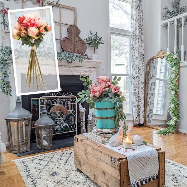 Lifelike Peony Bouquet