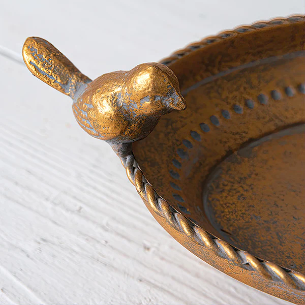 Perched Bird Jewelry Trinket Dish