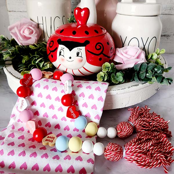 Handpainted Valentine's Day Garland, Pick Your Style