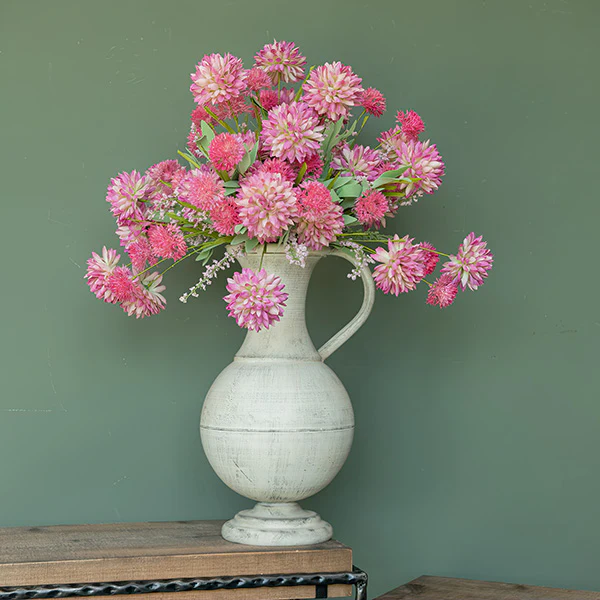 Pink Pom Pom Bush, Set of 4 Stems