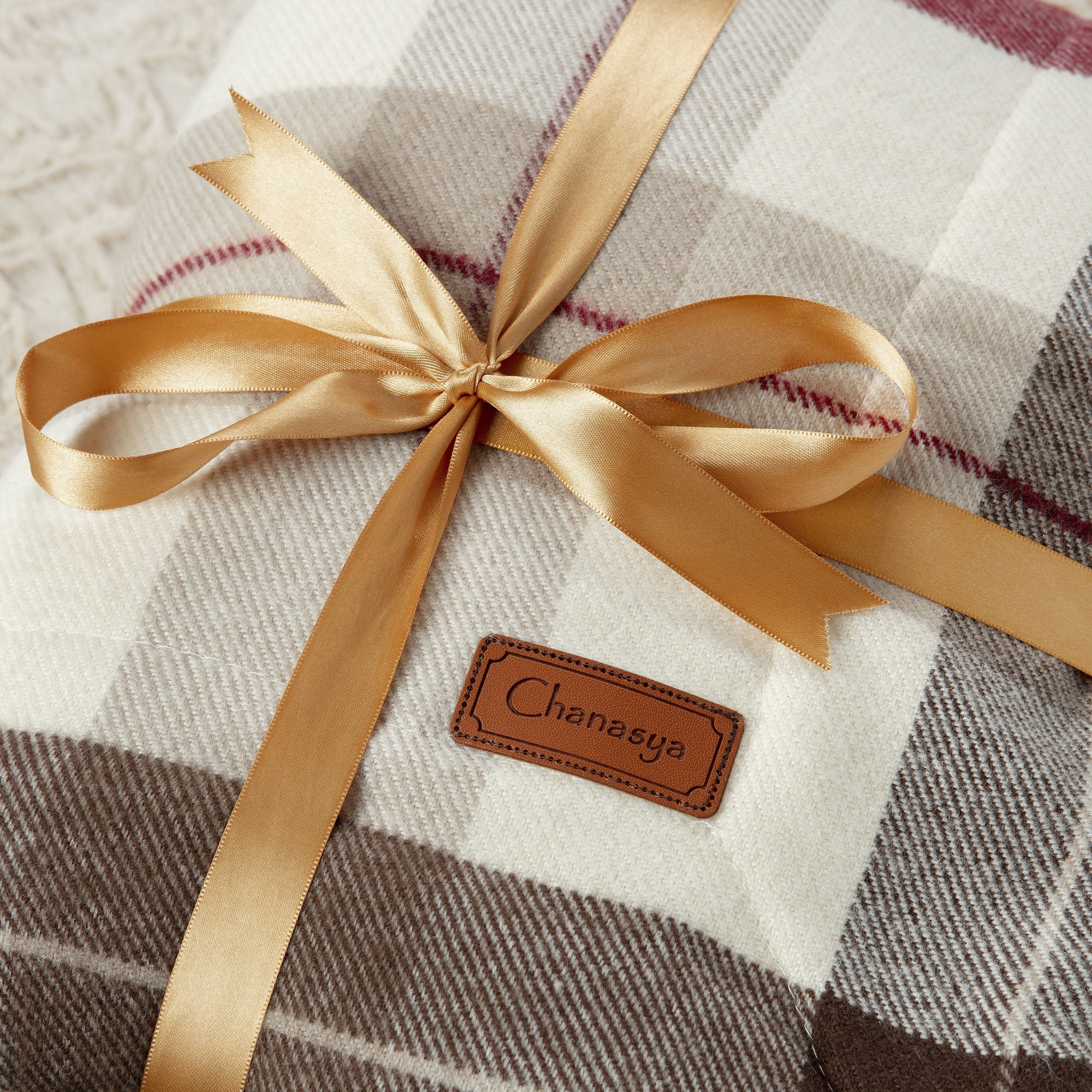 Plaid Sherpa Throw Blanket