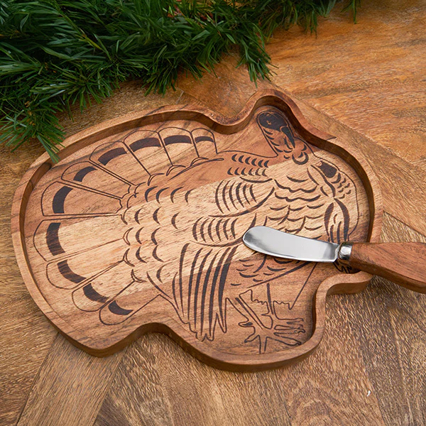 Turkey Serving Board with Spreader