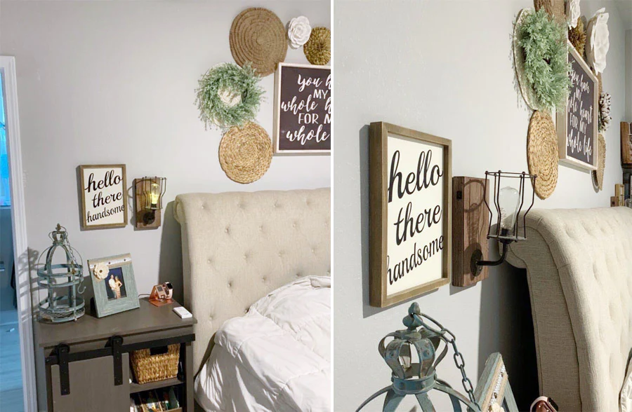 Rustic LED Wall Sconce