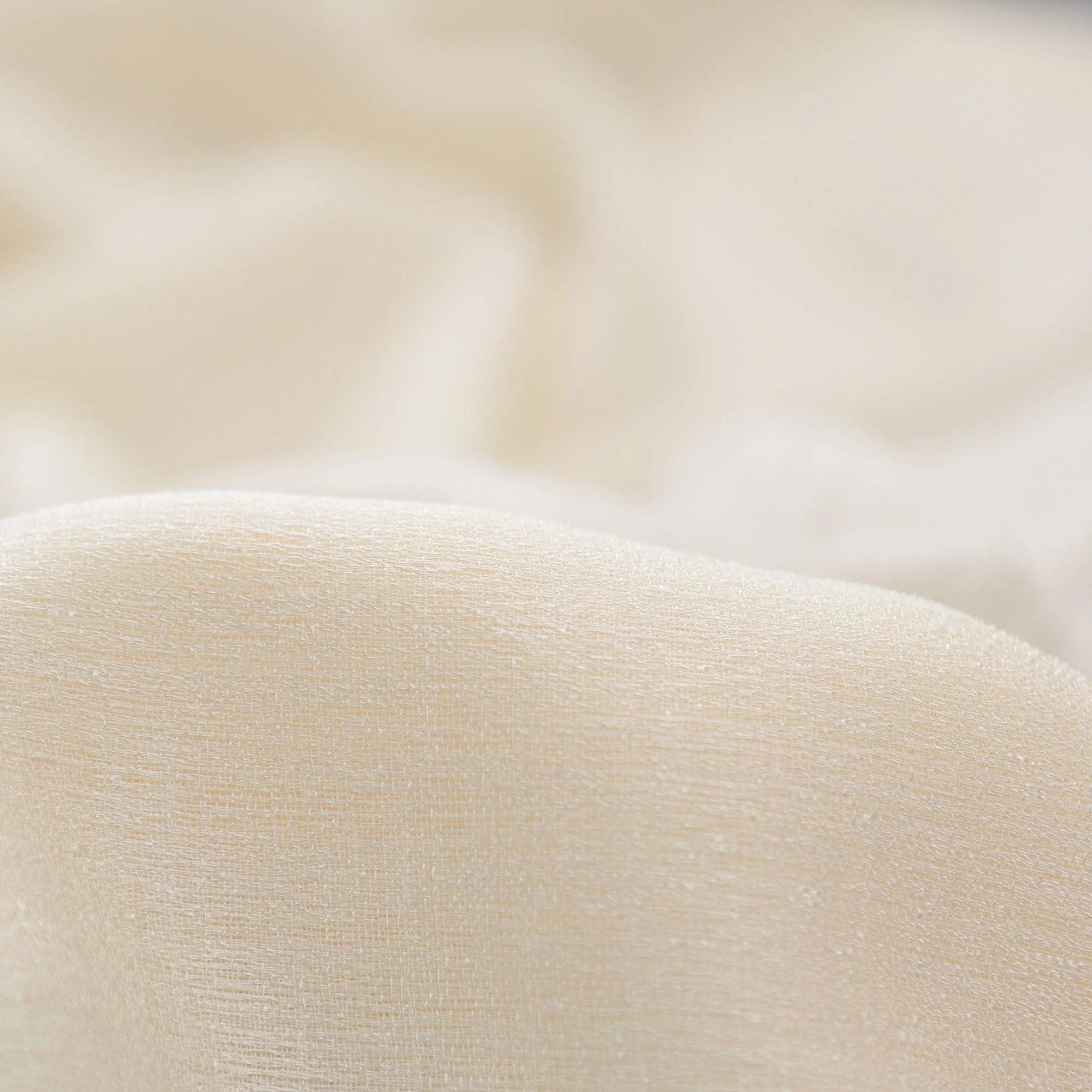 Faux Belgian Flax Solid Curtains