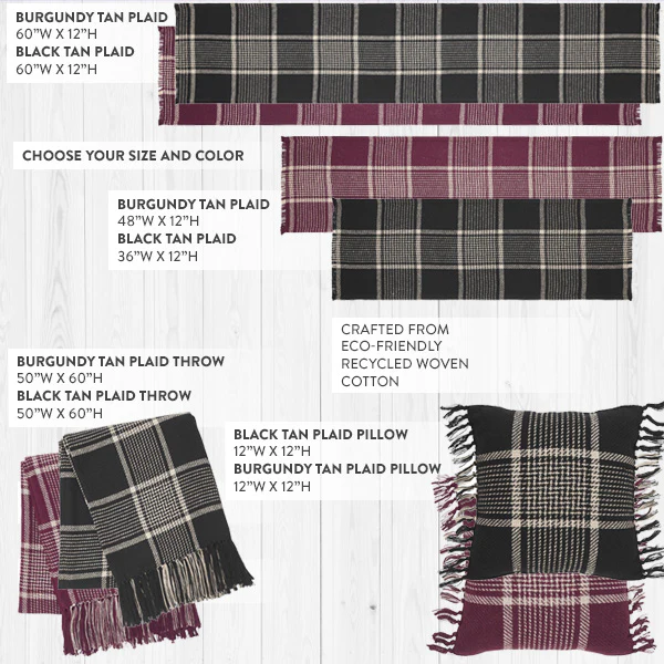 Plaid Soft Furnishings, Pick Your Style