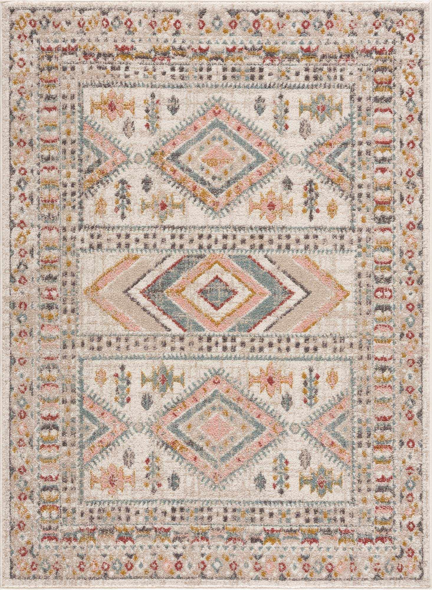 Machine Woven Geometric Area Rug