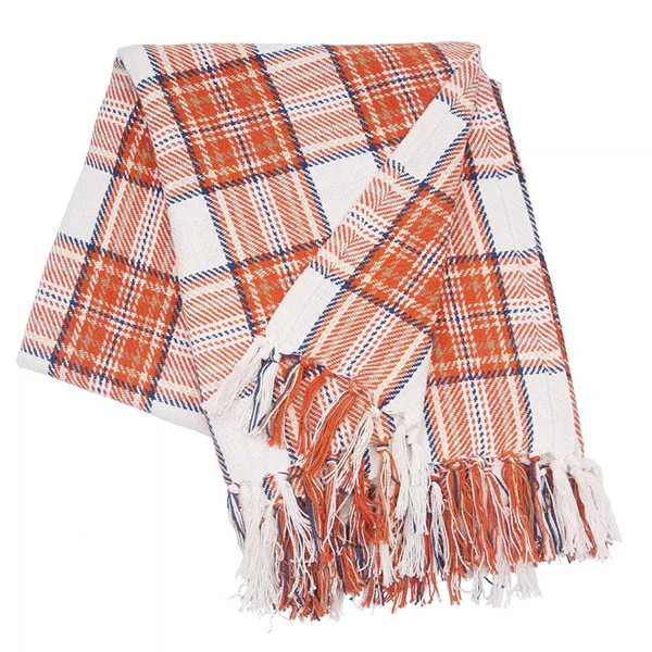 Plaid Pillow and Matching Throw Blanket Set | Autumn Glow