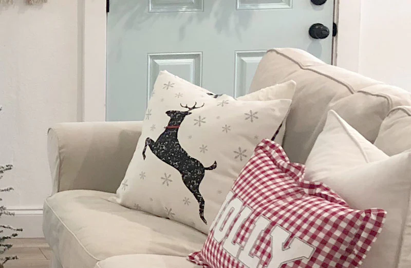 Double-Sided Deer Pillow