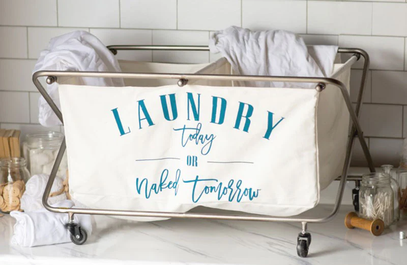 Divided Laundry Bin