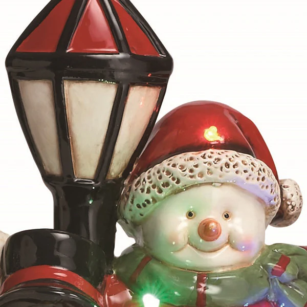 Light Up Musical Snowman Family