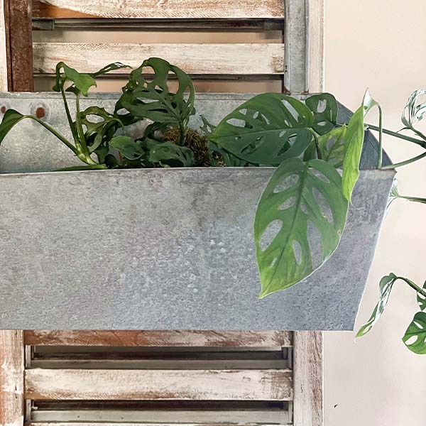 FOUND Large Galvanized Hanging Planter Trough