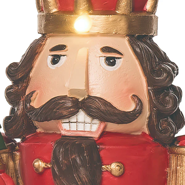 LED Majestic Nutcracker Figurine