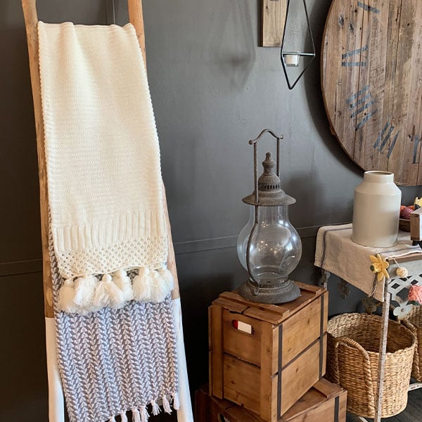 Boho Knitted Tassel Throw, Pick Your Color