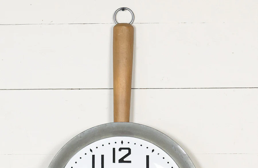 Frying Pan Wall Clock