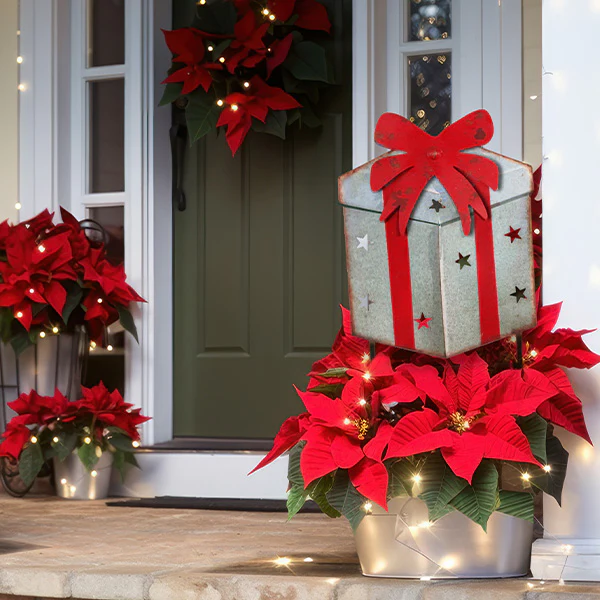 Metal Present Yard Stake