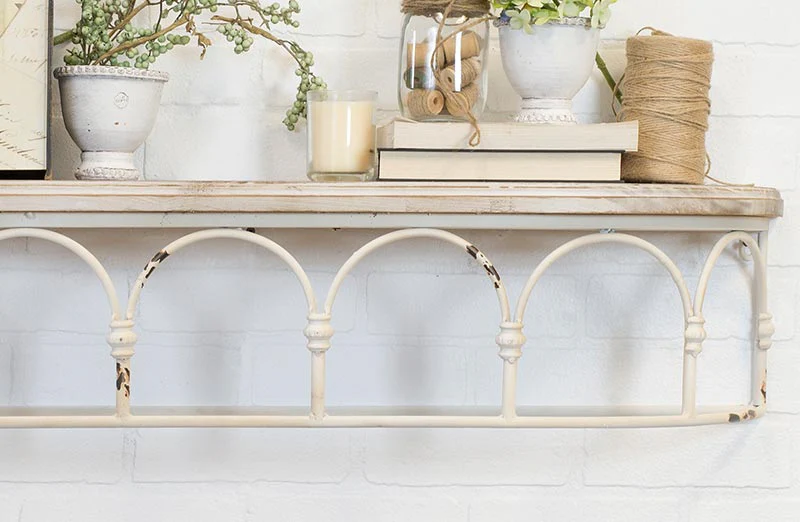 *HUGE* Delicate Metal Detailed Shelf