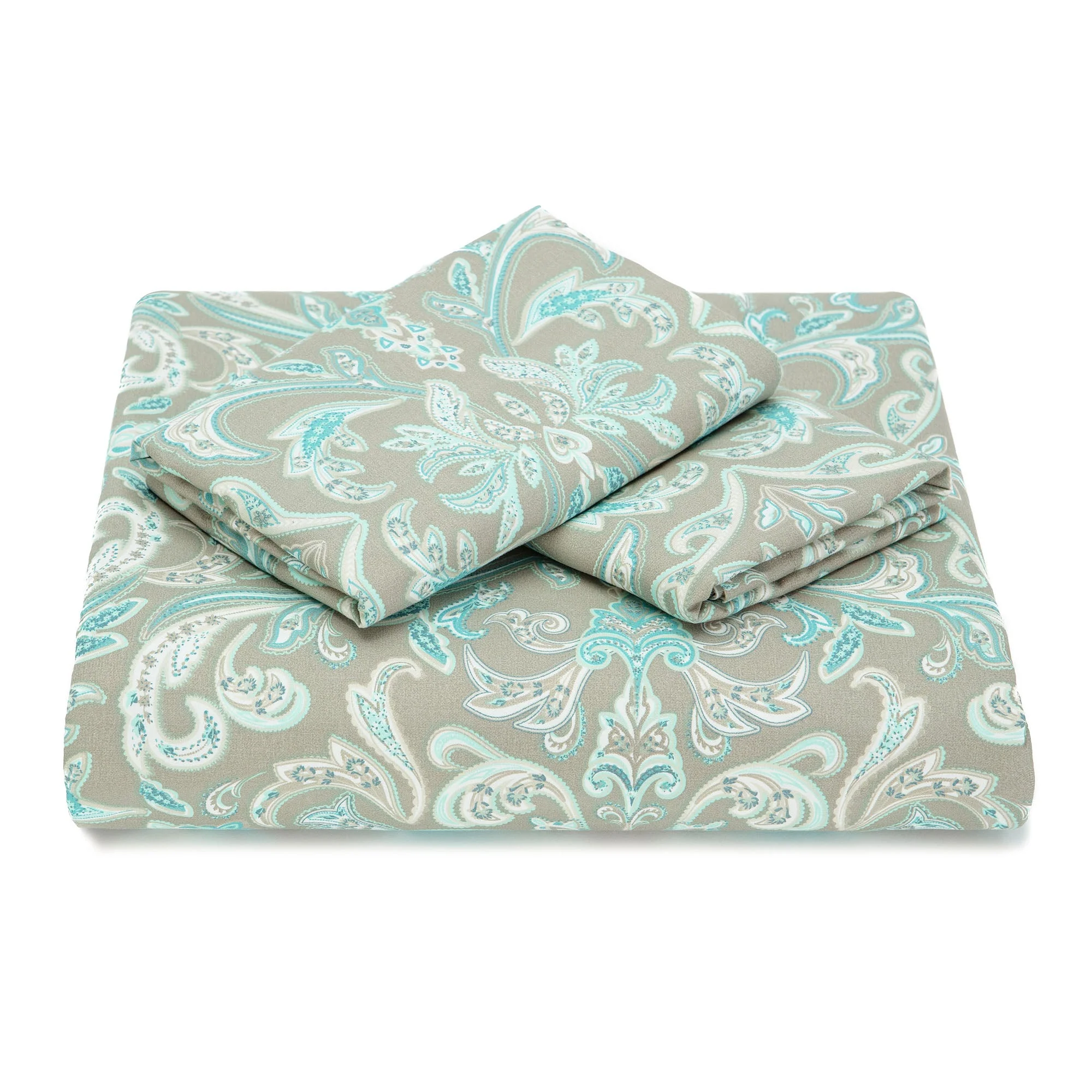 Damask Sage Duvet Cover Set