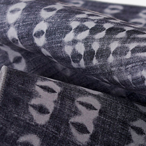 Abstract Charcoal Plaid Area Rug, Pick Your Size