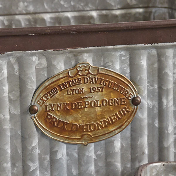 Farmhouse Galvanized Metal Planters with Stands, Set of 2