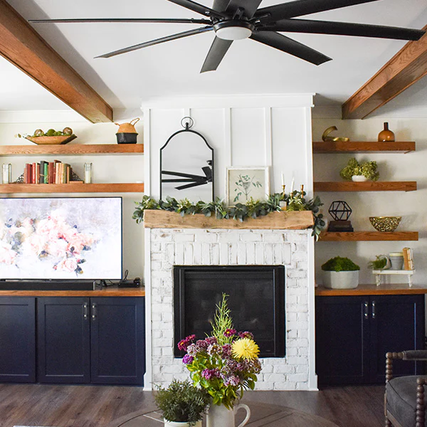 Black Scalloped Edge Mirror