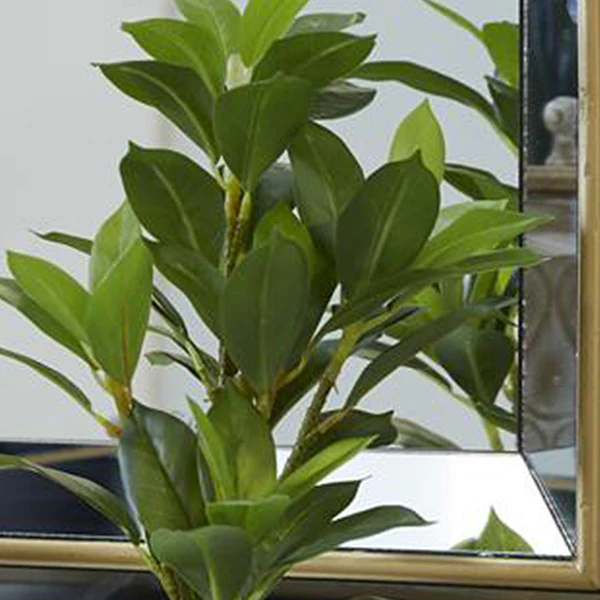 Faux Evergreen Plant with Decorative Pot